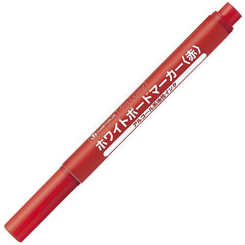 ホワイトボードマーカー細字赤　１本　Ｈ００７Ｊ－ＲＤ
